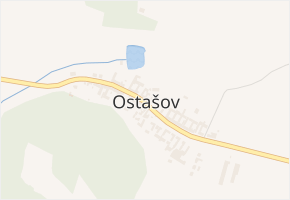 Ostašov v obci Ostašov - mapa části obce