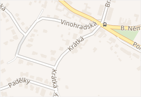 Krátká v obci Ostopovice - mapa ulice