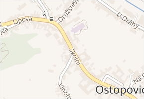 Školní v obci Ostopovice - mapa ulice