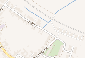 U Dráhy v obci Ostopovice - mapa ulice