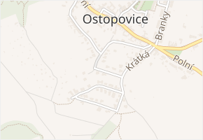 Zahradní v obci Ostopovice - mapa ulice