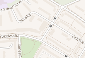 1. československého armádního sboru v obci Ostrava - mapa ulice