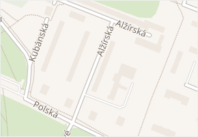 Alžírská v obci Ostrava - mapa ulice
