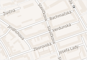 Bachmačská v obci Ostrava - mapa ulice