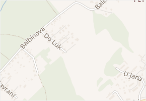 Balbínova v obci Ostrava - mapa ulice