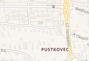 Bedřicha Nikodema v obci Ostrava - mapa ulice