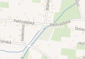 Bláhova v obci Ostrava - mapa ulice