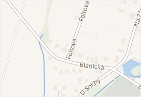 Blanická v obci Ostrava - mapa ulice