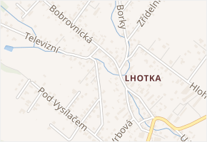 Bobrovnická v obci Ostrava - mapa ulice