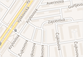 Bogorodského v obci Ostrava - mapa ulice