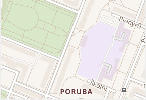 Bohuslava Martinů v obci Ostrava - mapa ulice