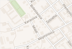 Boleslavova v obci Ostrava - mapa ulice