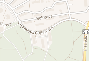 Bolotova v obci Ostrava - mapa ulice