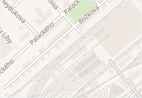 Božkova v obci Ostrava - mapa ulice