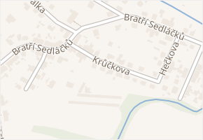 Bratří Sedláčků v obci Ostrava - mapa ulice