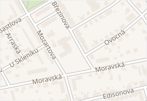 Březinova v obci Ostrava - mapa ulice