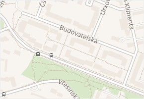 Budovatelská v obci Ostrava - mapa ulice