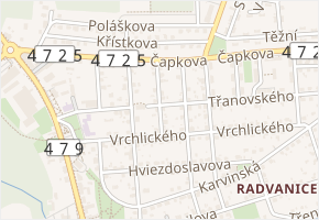 Budovcova v obci Ostrava - mapa ulice