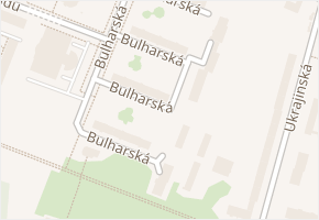 Bulharská v obci Ostrava - mapa ulice