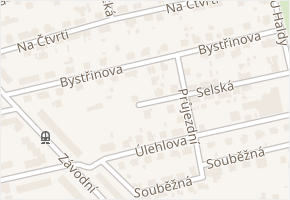 Bystřinova v obci Ostrava - mapa ulice