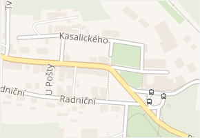 Československé armády v obci Ostrava - mapa ulice