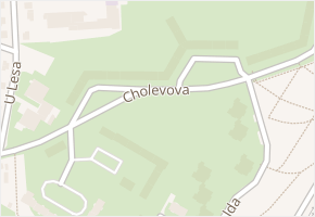 Cholevova v obci Ostrava - mapa ulice