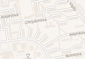 Chrjukinova v obci Ostrava - mapa ulice