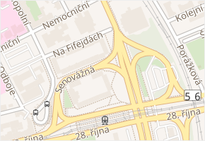 Cingrova v obci Ostrava - mapa ulice
