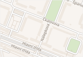 Čkalovova v obci Ostrava - mapa ulice