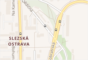 Dědičná v obci Ostrava - mapa ulice