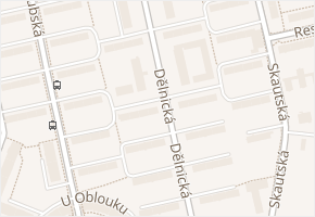 Dělnická v obci Ostrava - mapa ulice