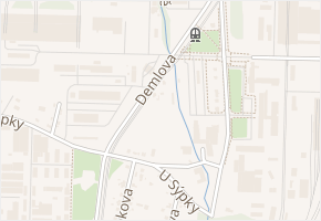 Demlova v obci Ostrava - mapa ulice
