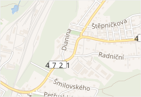 Deputátní v obci Ostrava - mapa ulice