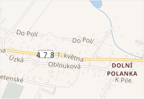 Do Polí v obci Ostrava - mapa ulice