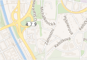 Dobrovolského v obci Ostrava - mapa ulice