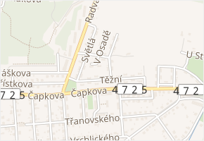 Dopravní v obci Ostrava - mapa ulice