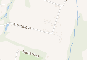 Dostálova v obci Ostrava - mapa ulice