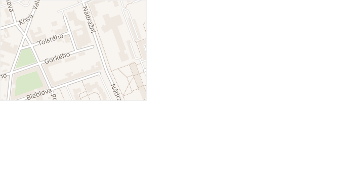 Dostojevského v obci Ostrava - mapa ulice