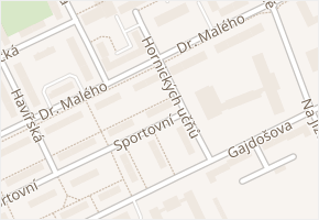 Dr. Malého v obci Ostrava - mapa ulice