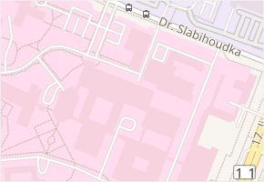 Dr. Slabihoudka v obci Ostrava - mapa ulice