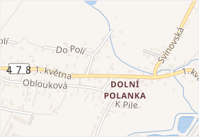 Dvorkovská v obci Ostrava - mapa ulice