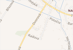 Dvorová v obci Ostrava - mapa ulice