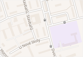 Dvouletky v obci Ostrava - mapa ulice
