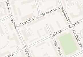 Foerstrova v obci Ostrava - mapa ulice