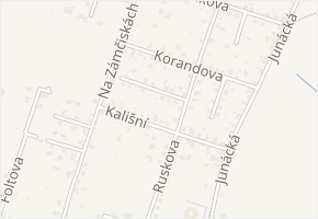 Folvárek v obci Ostrava - mapa ulice