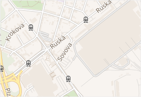 Franklinova v obci Ostrava - mapa ulice