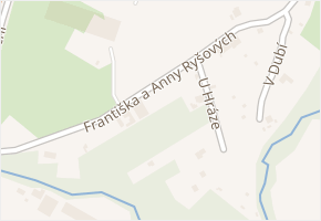 Františka a Anny Ryšových v obci Ostrava - mapa ulice