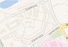 Garážní v obci Ostrava - mapa ulice