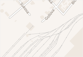 Gollova v obci Ostrava - mapa ulice