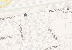 Gončarovova v obci Ostrava - mapa ulice